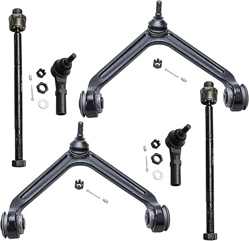 Miniatura 63 de Detroit Axle - Kit de brazos de control delanteros de 6 piezas para Toyota Corolla 2014-2019, 2 brazos de control inferiores con rótulas, 2 varillas