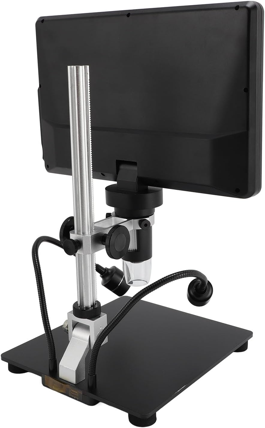 Jectse LCD 1500Xデジタル顕微鏡20MPコインマーカー8つのLEDライトのための明確