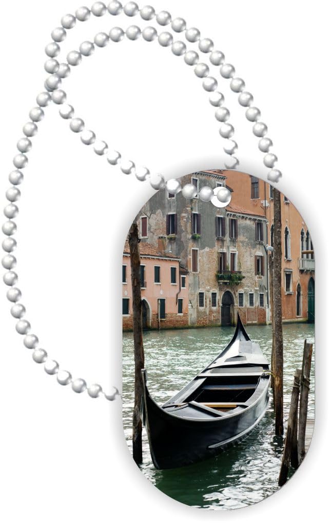 Island Gifting - Black Cat Happy Halloween Orange Dots Design - Aluminum Dog Tag Necklace Pendant with Ball Chain