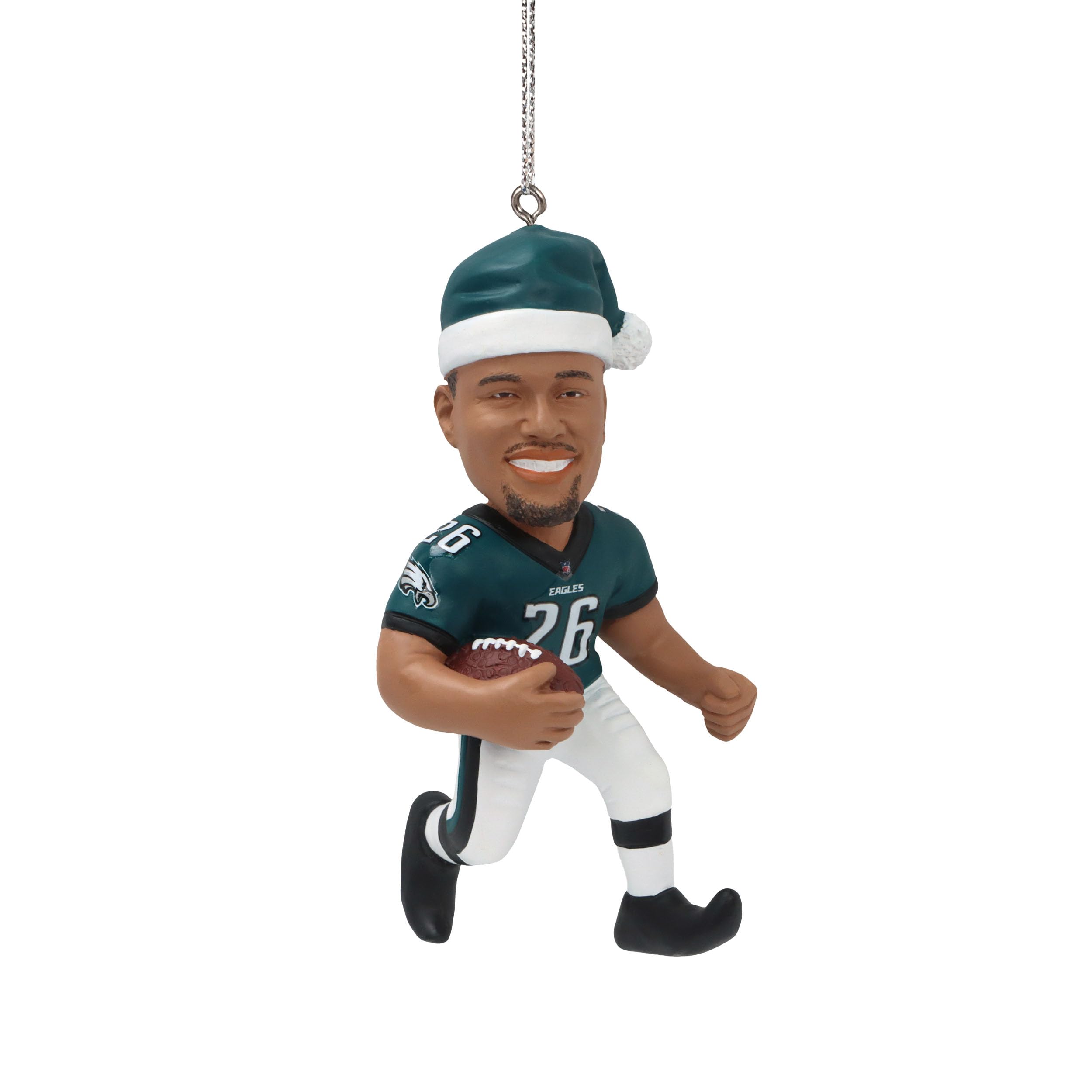 Foco Saquon Barkley - Philadelphia Eagles - Nfl 4" Elf Player Resin Xmas Christmas Tree Team Ornament (Saquon Barkley - Philadelphia Eagles)