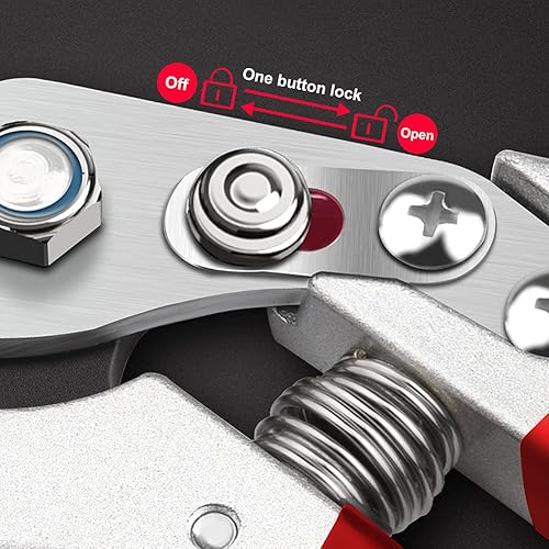 Miniatura 5 de Podadoras de jardín tijeras de podar para jardinería resistentes con cuchillas de acero inoxidable a prueba de óxido las mejores tijeras de jardín