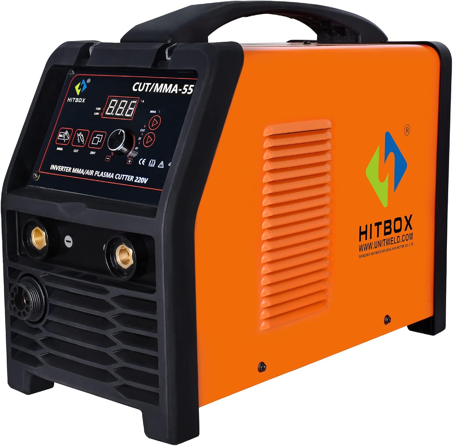 HITBOX 2in1 50 Amp Plasma Cutter with BuiltIn Air Compressor Non