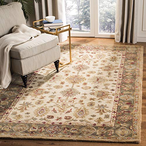 Tapete decorativo Safavieh Anatolia 9' x 12' marfil miniatura 1