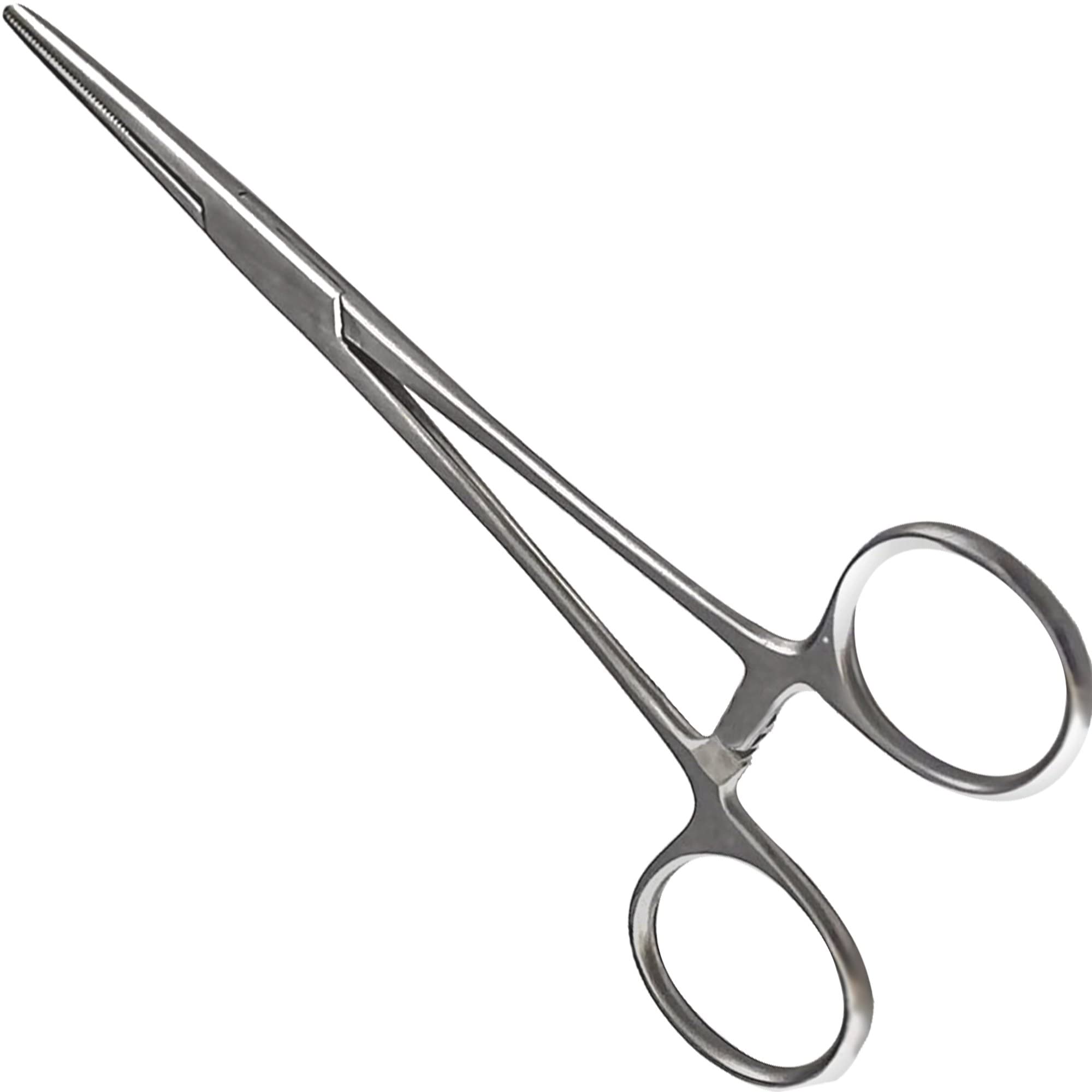 Pean Hemostat Straight 5.5" Multipurpose Locking Tweezer Clamps Serrated, Stainless Steel, Hemostats for Nurses, Fishing Forceps, Crafts and Hobby