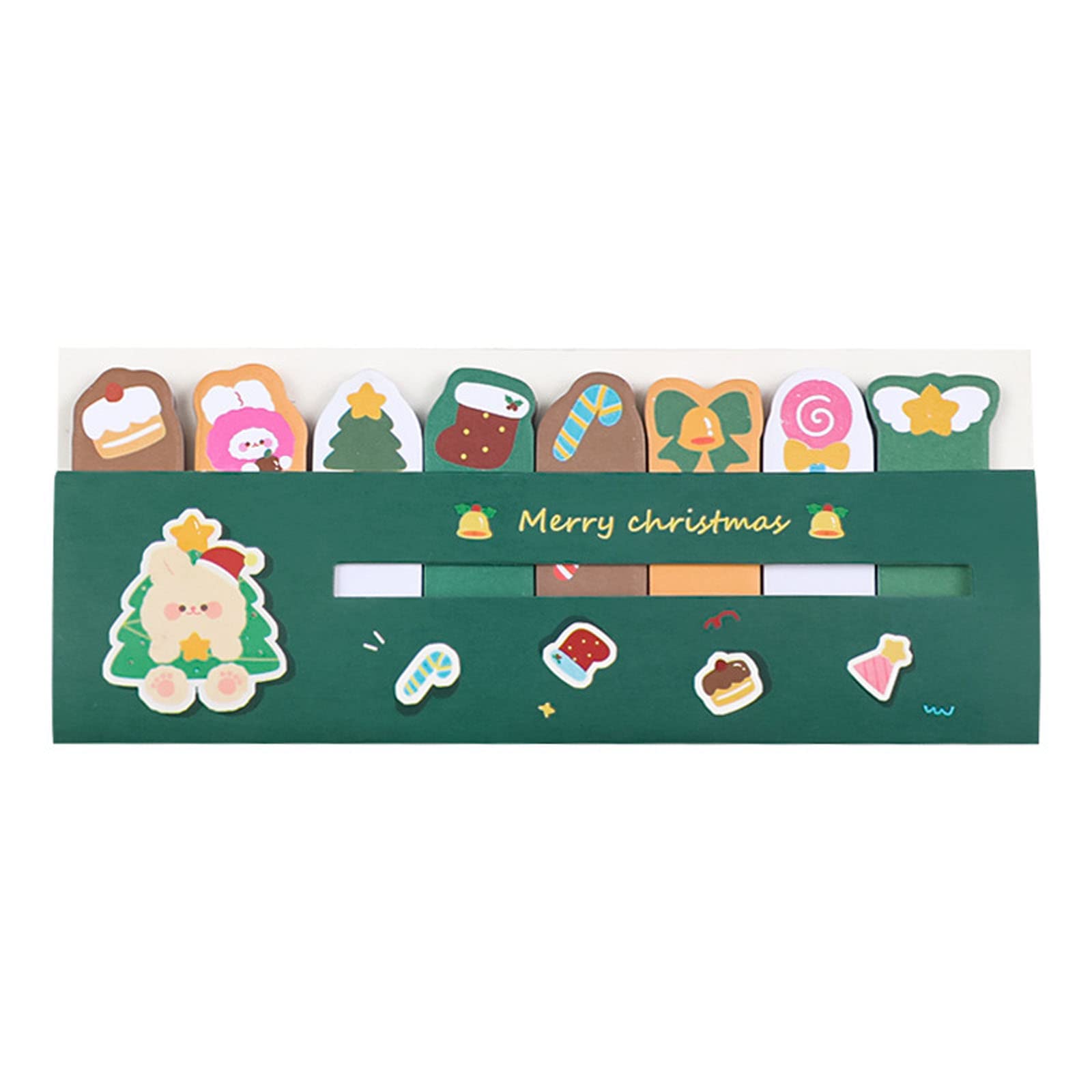Yangly B Page Markers Tabs Page Flags Sticky Index Tabs,Christmas Flag Tabs Colored Note Tabs Page Markers Labels Sticky Notes