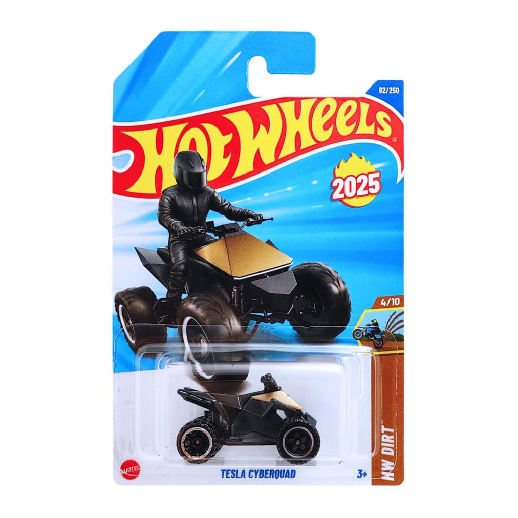 Amazon.co.jp: Hot Wheels Tesla Cyberquad HYX91 HW ダート4/10