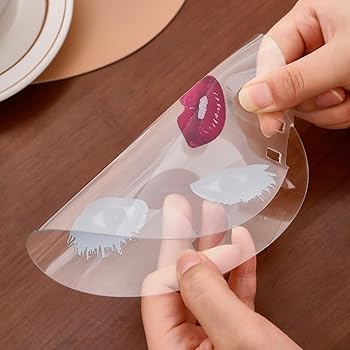 Amazon.co.jp: おもしろ顔うちわ 3枚セット｜折りたたみ式PVC扇子