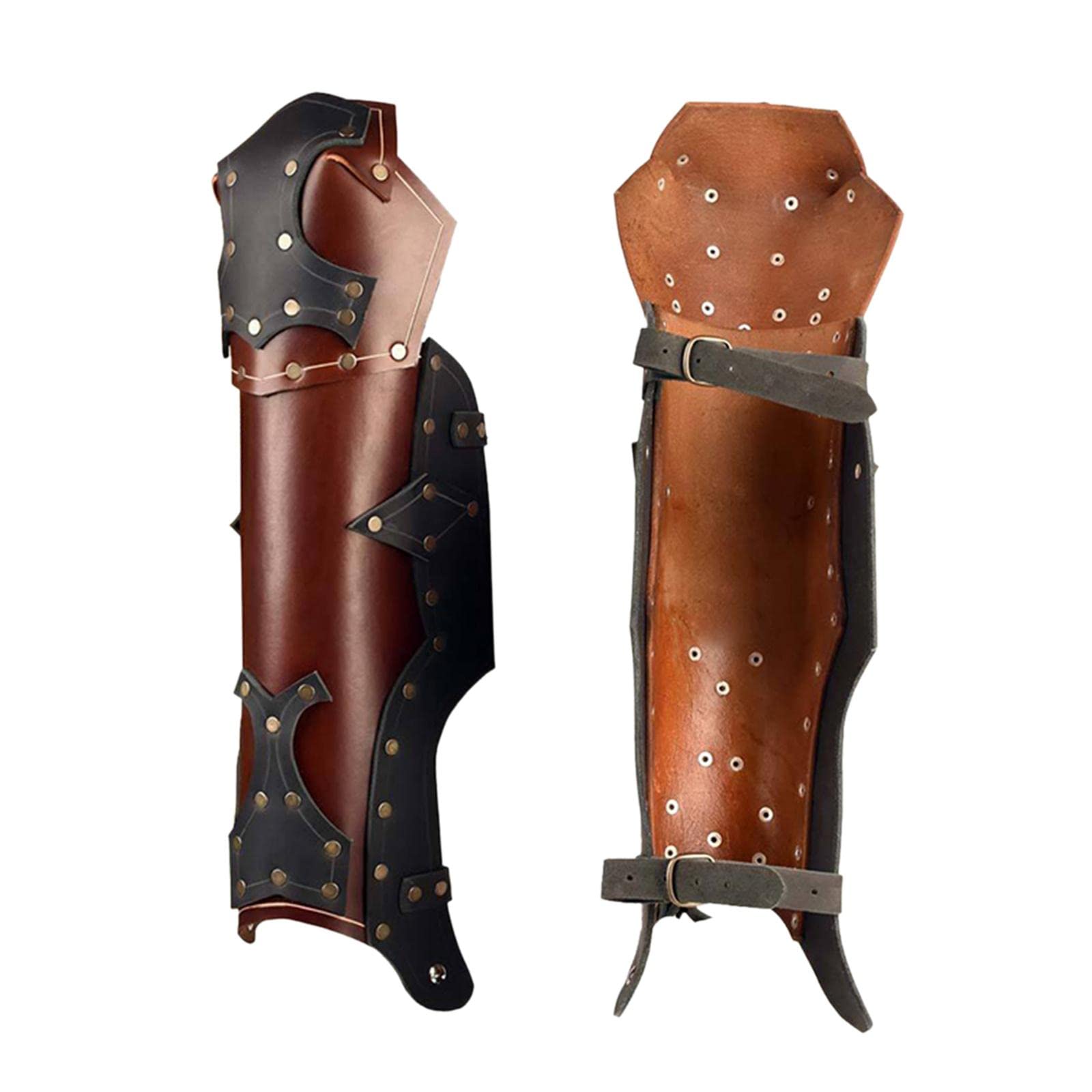 Protectores de Piernas, Cubrebotas, Cubrepies, Cubrezapatos para Hombres Y Mujeres, Protectores de Pantorrillas de Cuero PU Retro, Protectores de Pier
