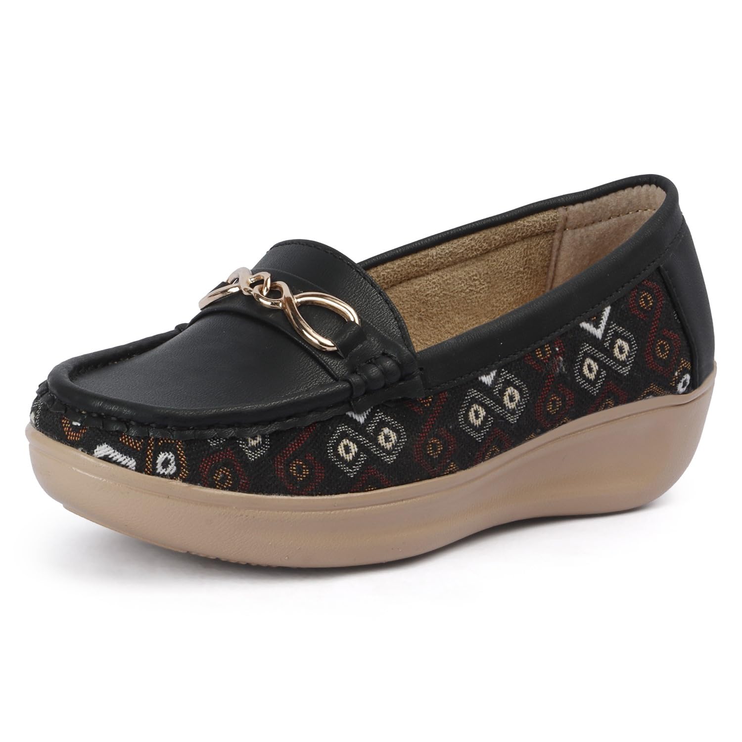 vendoz Women’s Comfortable Loafers | Ultra Lightweight I Stylish Slip-On Casual Shoes for Girls| Everyday Mocassins Bellie I for Casual Office Formal Wear LF806-picture-31
