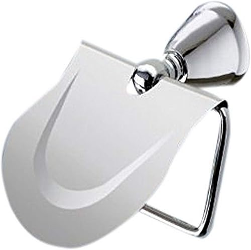 Gedy LI25-13 Lira Soporte de papel higiénico montado en la pared, 1 pulgada de largo x 6.1 pulgadas de ancho