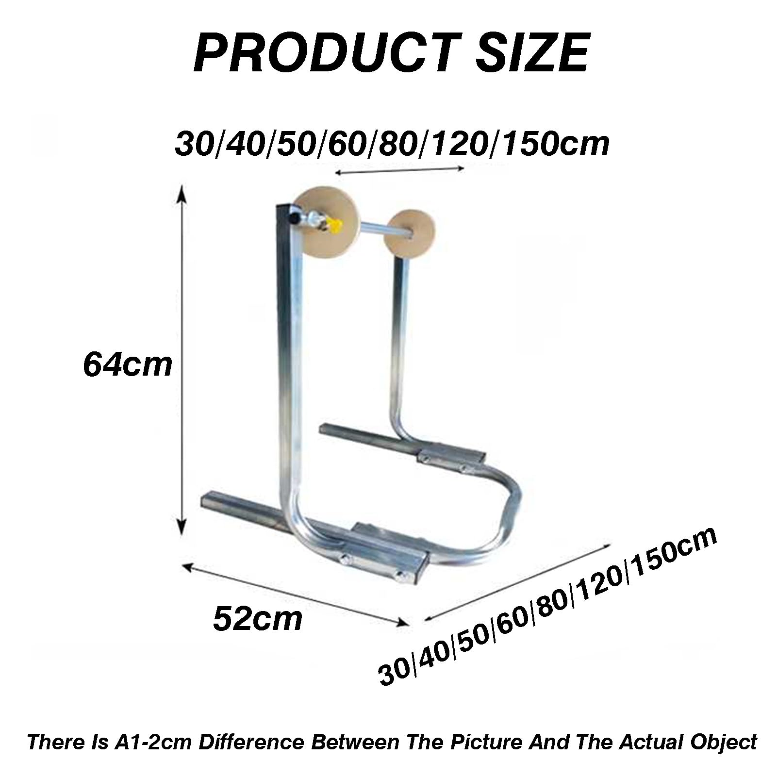 Support manuel de table en mousse, distributeur de rouleau à bulles, support de film EPE - Remplacement facile, capacité de charge de 50 kg