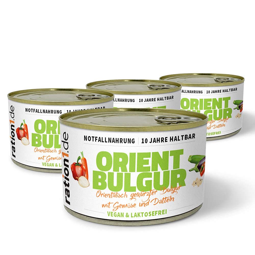 ration1 Orientalisch gewürzter Bulgur mit Gemüse & Datteln 4x400g