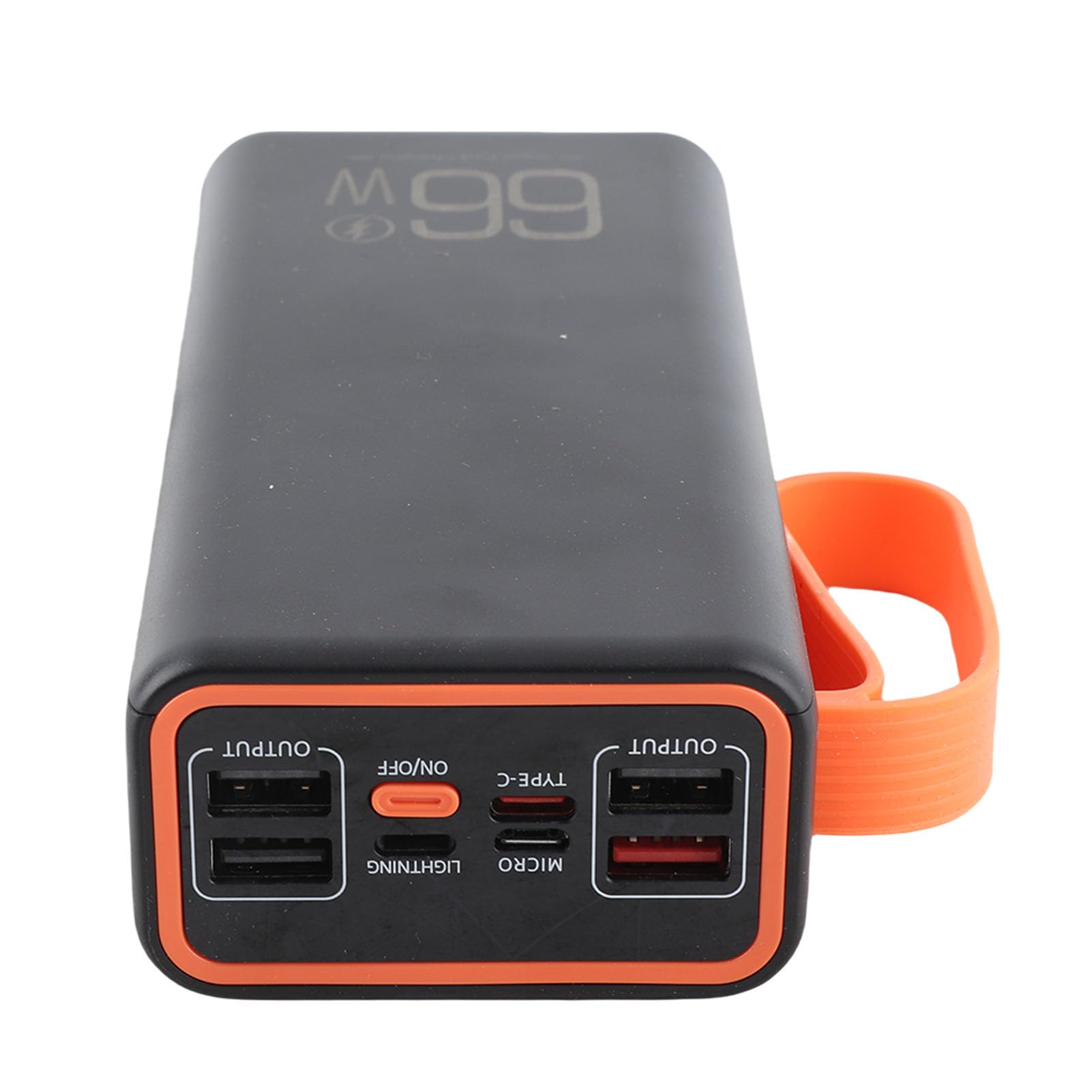 Cocoarm Power Bank Portatile, Batteria Ricaricabile ABS 60000mAh PD66W a Ricarica Rapida con Luce LED, Caricabatterie di Riserva Agli Ioni di Litio QC4.0 per Uso di Emergenza in Campeggio