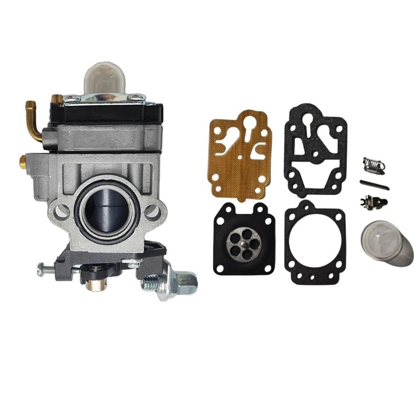 Carburateur Carb Kits De Reconstruction Débroussailleuse Joint Carburateur Pour 40-5 44-5 43cc 52cc Coupe Gazon Débroussailleuse Moteur REOKIP(1 Set)