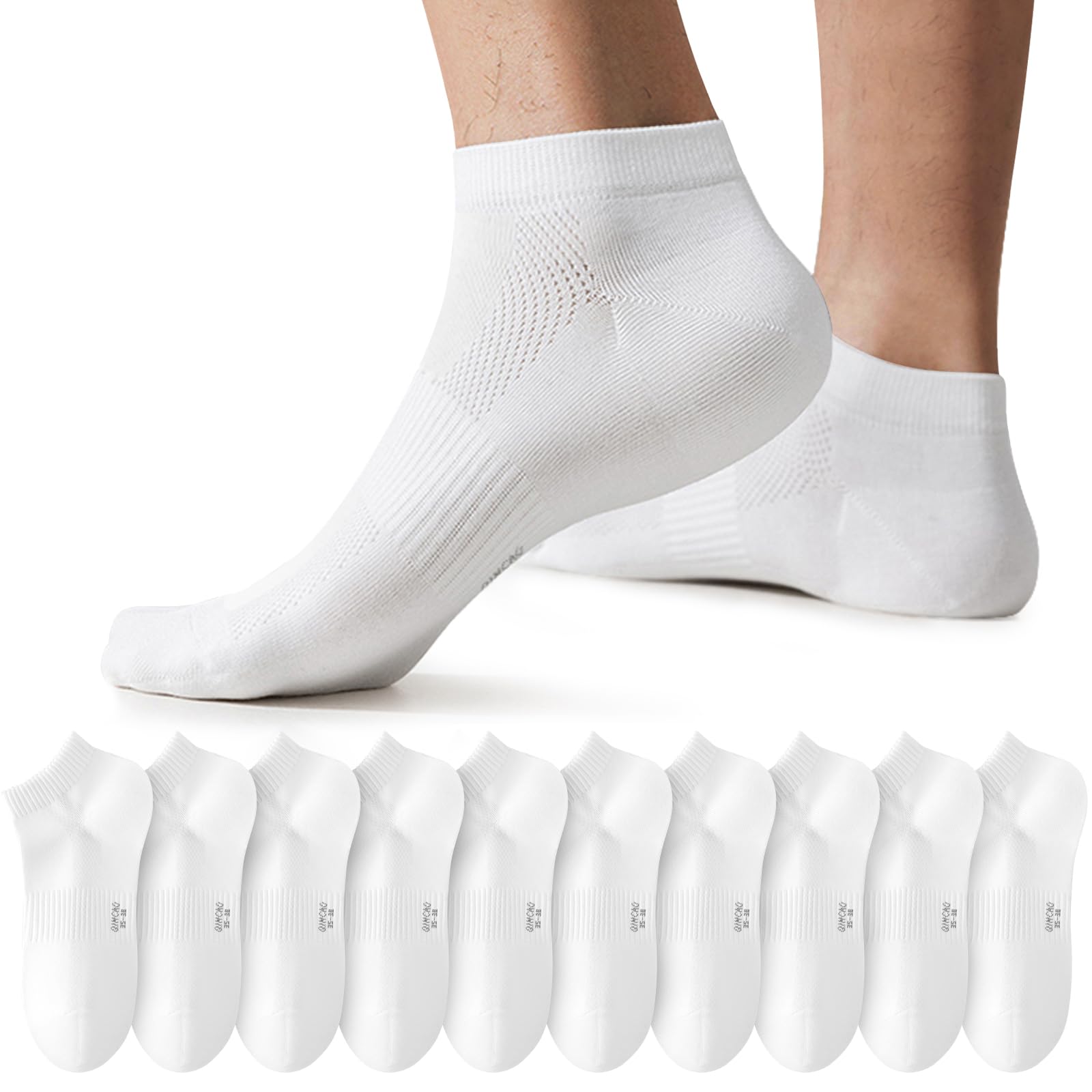 Trainer Socks Men Women 6/10 Pairs Short Half Socks Cotton Sports Socks Breathable Running Socks-image-14