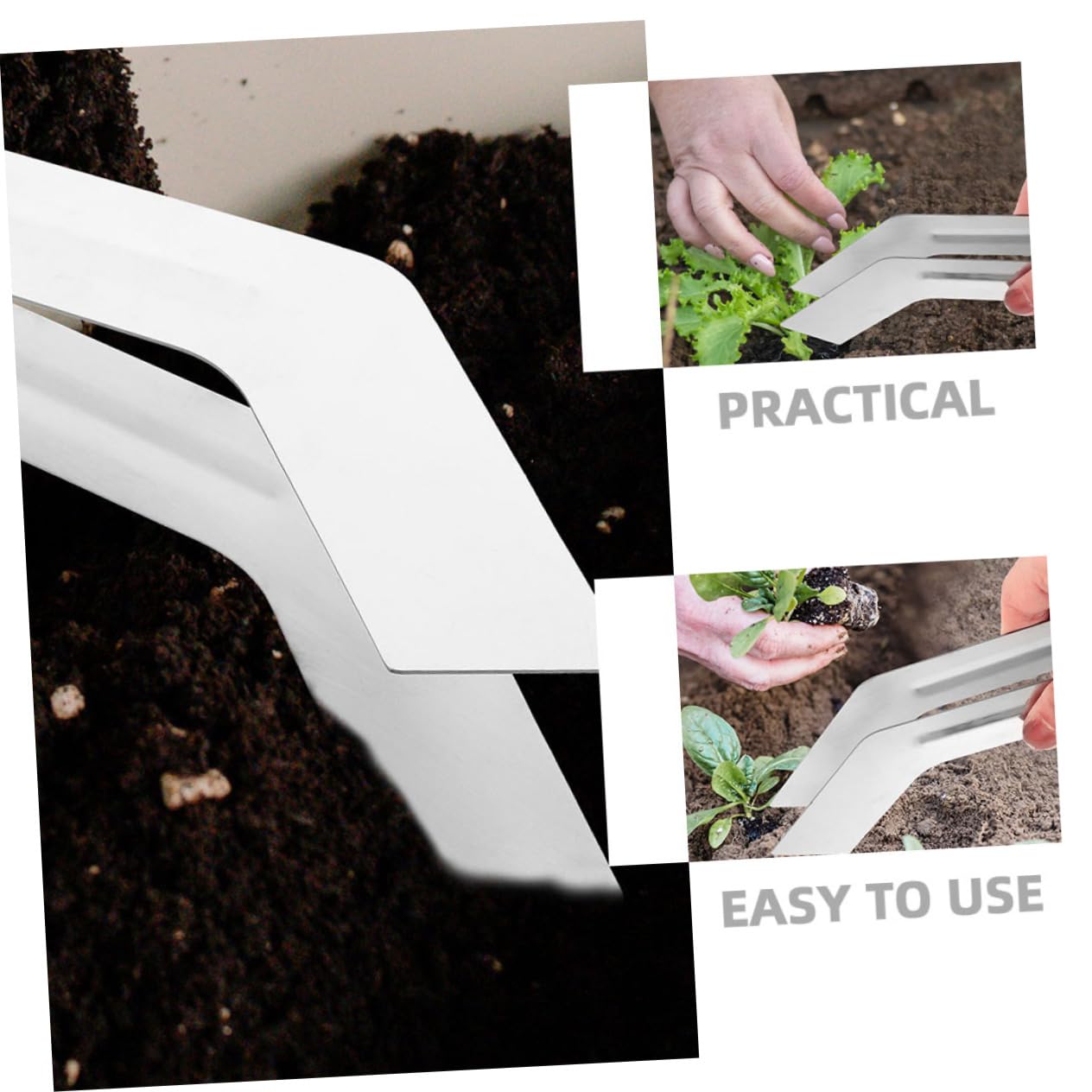 POPETPOP 6 Pièces Ensemble d'outils Floraux Outil de Jardinage Pince pour Plantes Outil de Plantation Outil de Culture Accessoire de Jardinage Outil Portable pour Plantes Acier Inoxydable