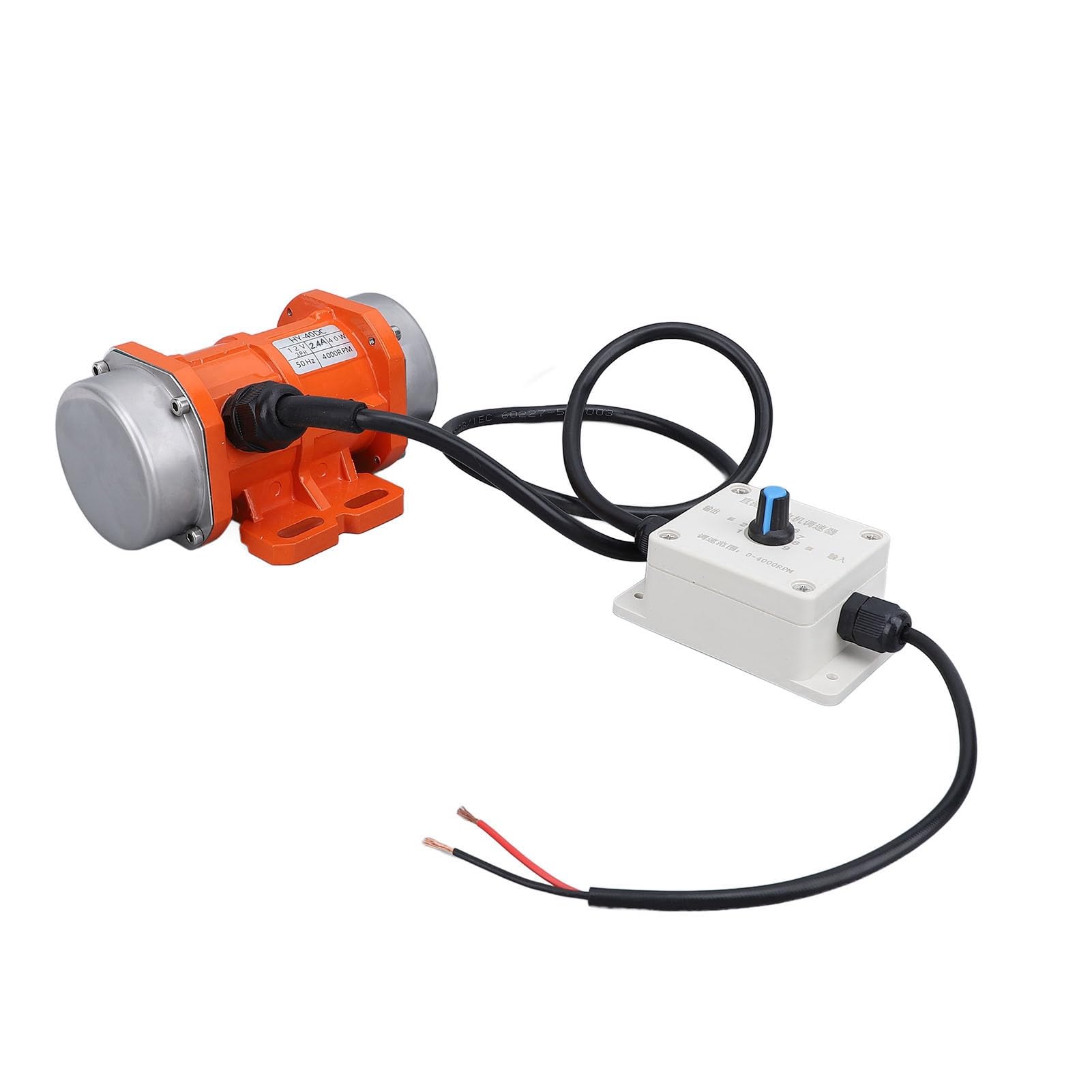 Generic Motore di Vibrazione, Motore a Vibrazione CC CC da 4000 Giri/Min Vibratore in Lega in Lega in di Alluminio con Shaker (40W)