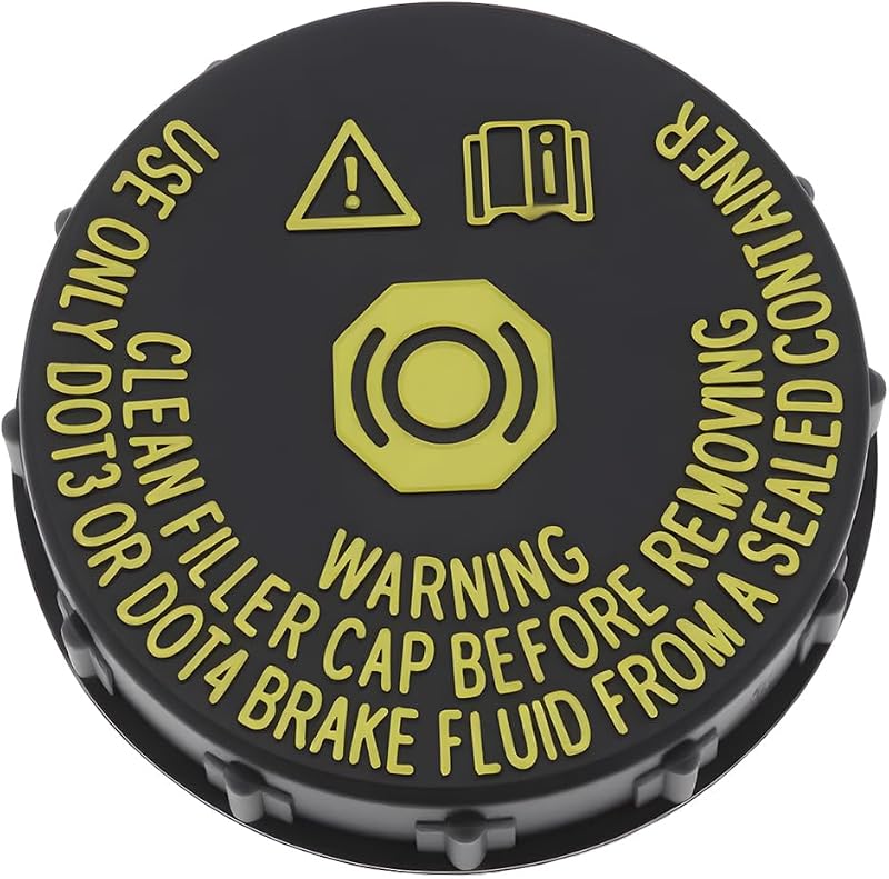 Clip-on Car Brake Master Cylinder Fluid Reservoir Cap 46020-AL500 Compatible with Nissan 350Z 370Z Altima 55x14mm