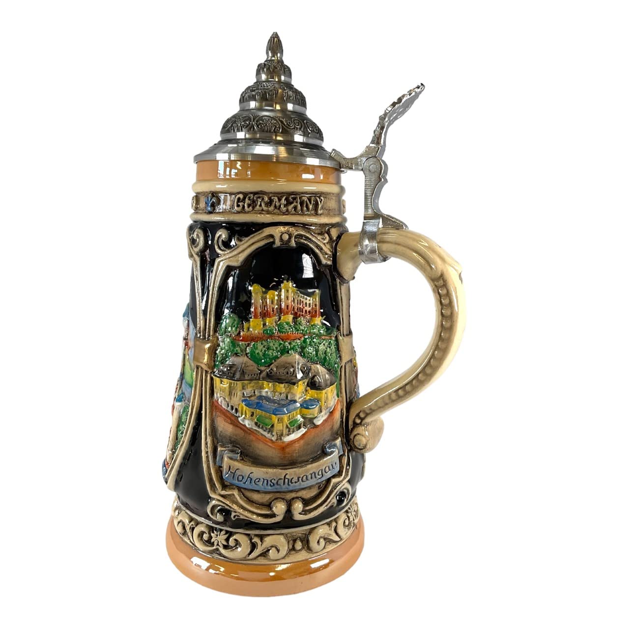 W帝政ドイツ軍*プロイセン王国*国家紋章の黒ビアジョッキ・モデル10313