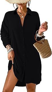 Sponsored You’re seeing this ad based on the product’s relevance to your search query.Learn more about this advertisement Tanmolo Women's Beach Dress Bikini Cover Up Summer Beach Blouse Beach Shirt V-Neck Beach Poncho Swimwear Beach Cover Up Shirt