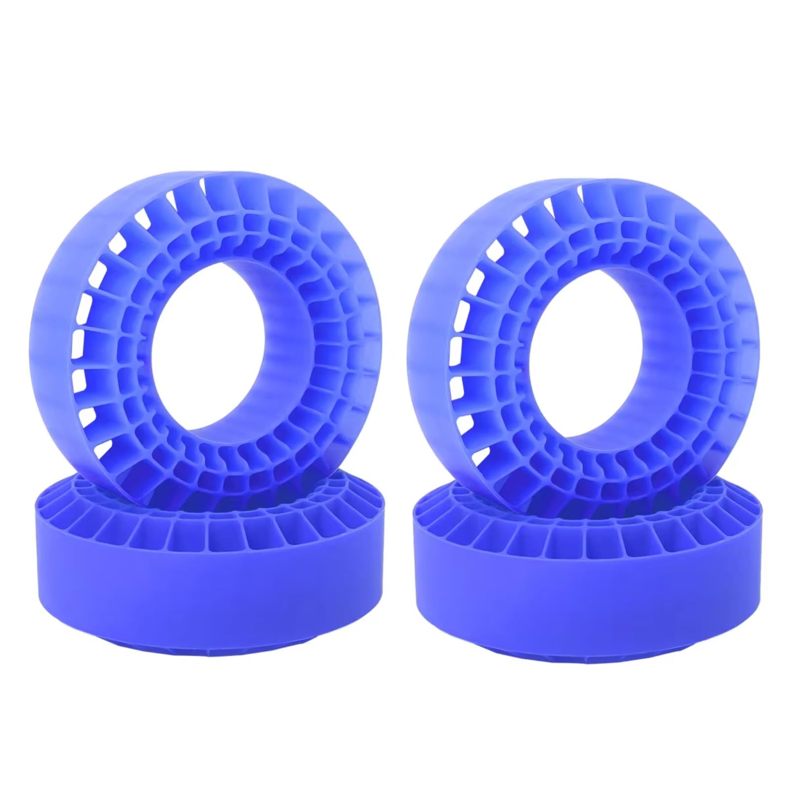 for TRX4 for SCX10 III CJ-7 for Capra BRX01 TF2 GEN8 1/10 1.9'' Tires Soft Silica Gel Anti Foams Insert 108x42mm RC Crawler Rigs Parts RC Car Accessories(Blue)