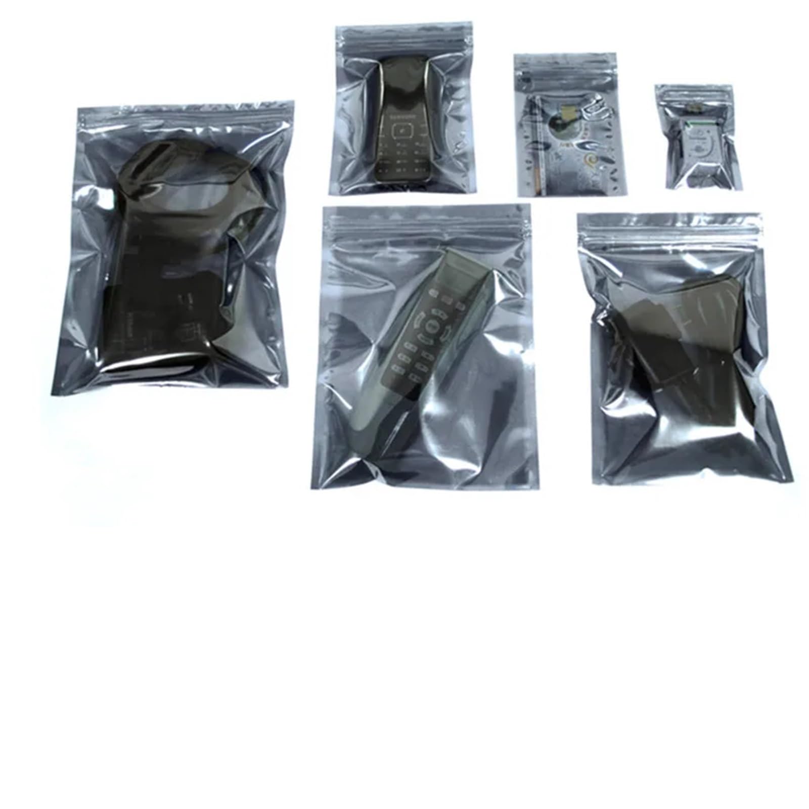 Bolsa Zip 100 bolsas antiestáticas resellables for accesorios electrónicos e instrumentos (chips) para la Cocina(20x30cm)
