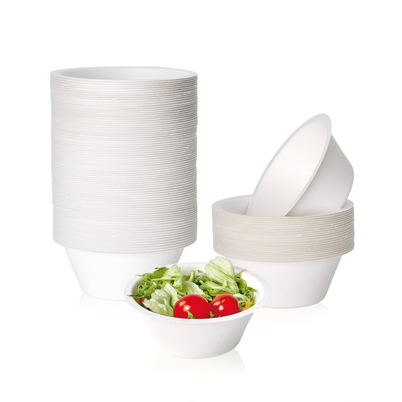 Compostable Paper Bowls - 150 Pack -10