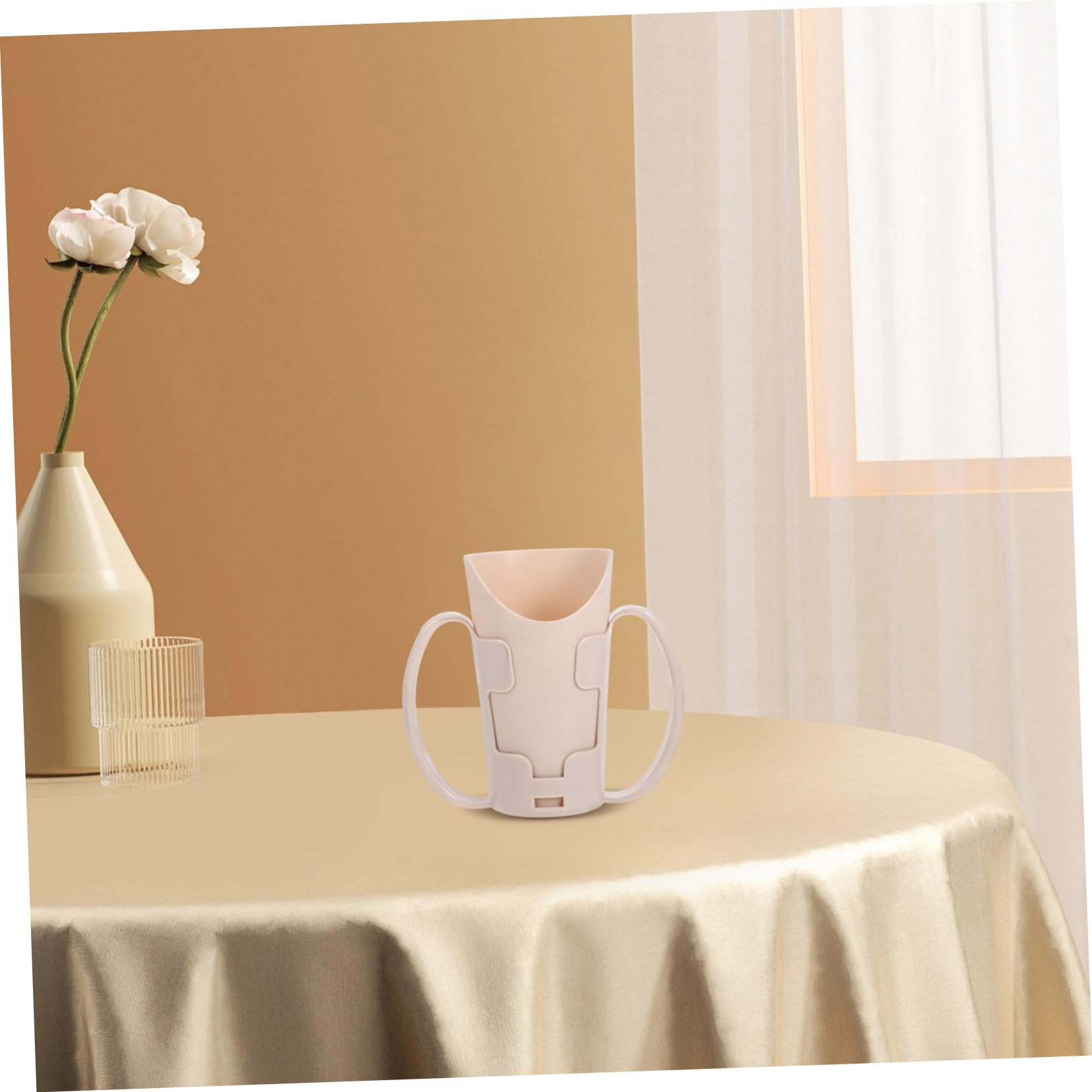 Taza Para Beber Con Doble Asa Para Personas Mayores Vaso Para Disfagia Con Apertura Inclinada Antiahogos Ayuda Para RehabilitacióN Y PrevencióN De Derrames En Pacientes Encamados
