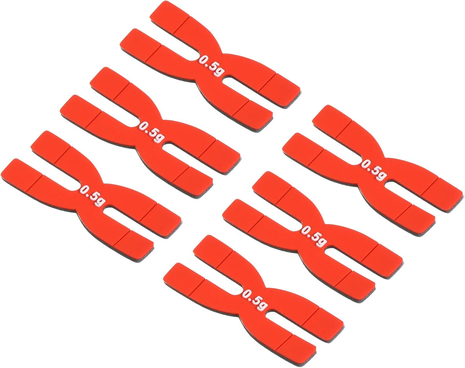 PATIKIL 0.5g Racket Weight Balance Strips, 6 Pack Silicone Badminton Racquet