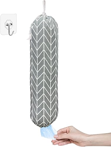 Organizador de bolsas de plástico para colgar en la pared, organizador de bolsas de compras lavables, dispensador de almacenamiento para viajes de