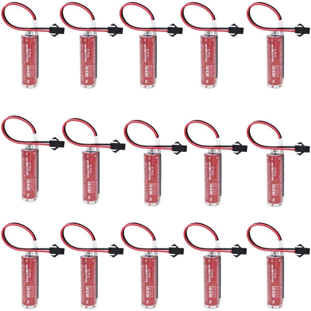 15Pcs KUANMAI ER6/3.6V 2000mAh Battery for OTC Robot 5096-434 Li-Battery