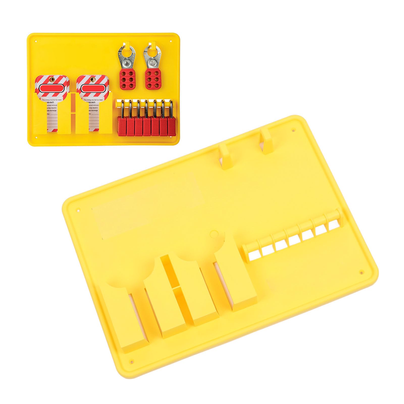 Lockout-Tagout-Board-Station, 9 Schlosspositionen, Arbeitssicherheit