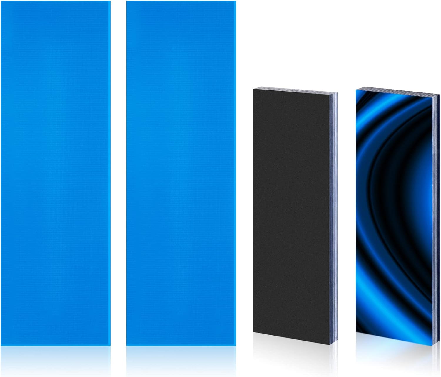 4 Pcs G10 Knife Scales Handle Material and G10 Spacer Set Include 2 Pcs