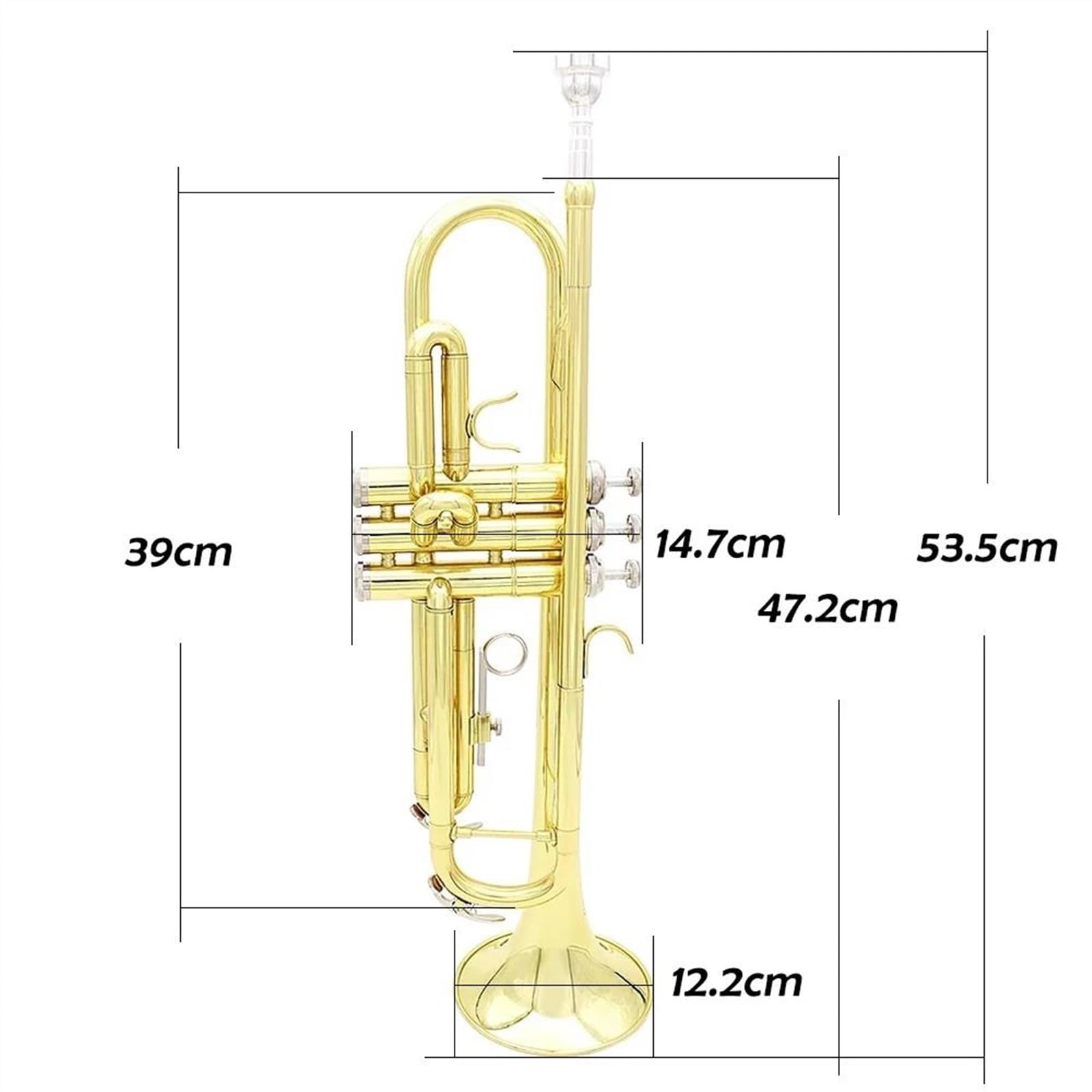 Professionisti tromba Set Di Strumenti A Fiato Tromba Musicale In Materiale Ottone Tromba In Sib Professionale
