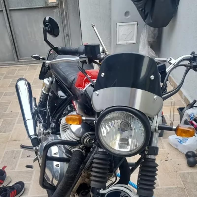1 Pièce Pare-Brise de Moto pour BMW R 1100 RT, Bulle Déflecteur de Vent, Saut de Vent Haute Protection,D