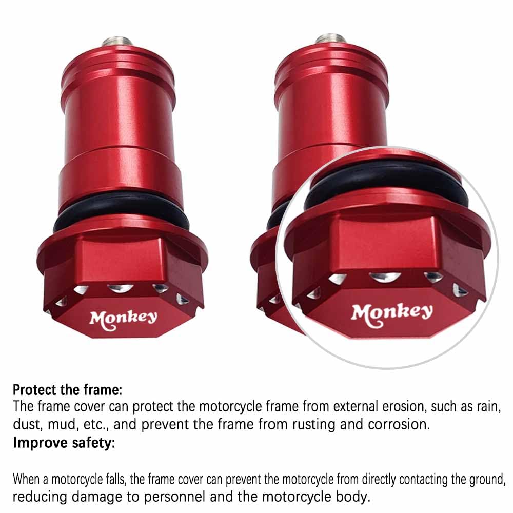 アクセサリー Monkey 18-21 Kawasaki Ninja 400 One-Piece MonkeyGripps