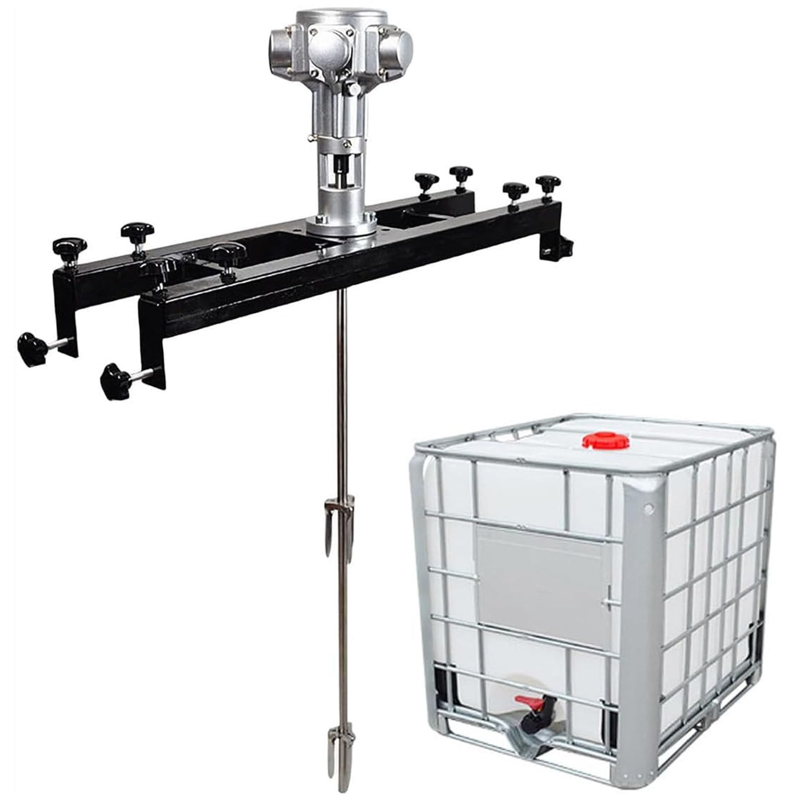 Sjdopulse Pneumatic Stirrer, Bond Mount Drum Mixer, Pneumatic Stand Mixer, Air Agitator For Paint Stirring Machine Holder