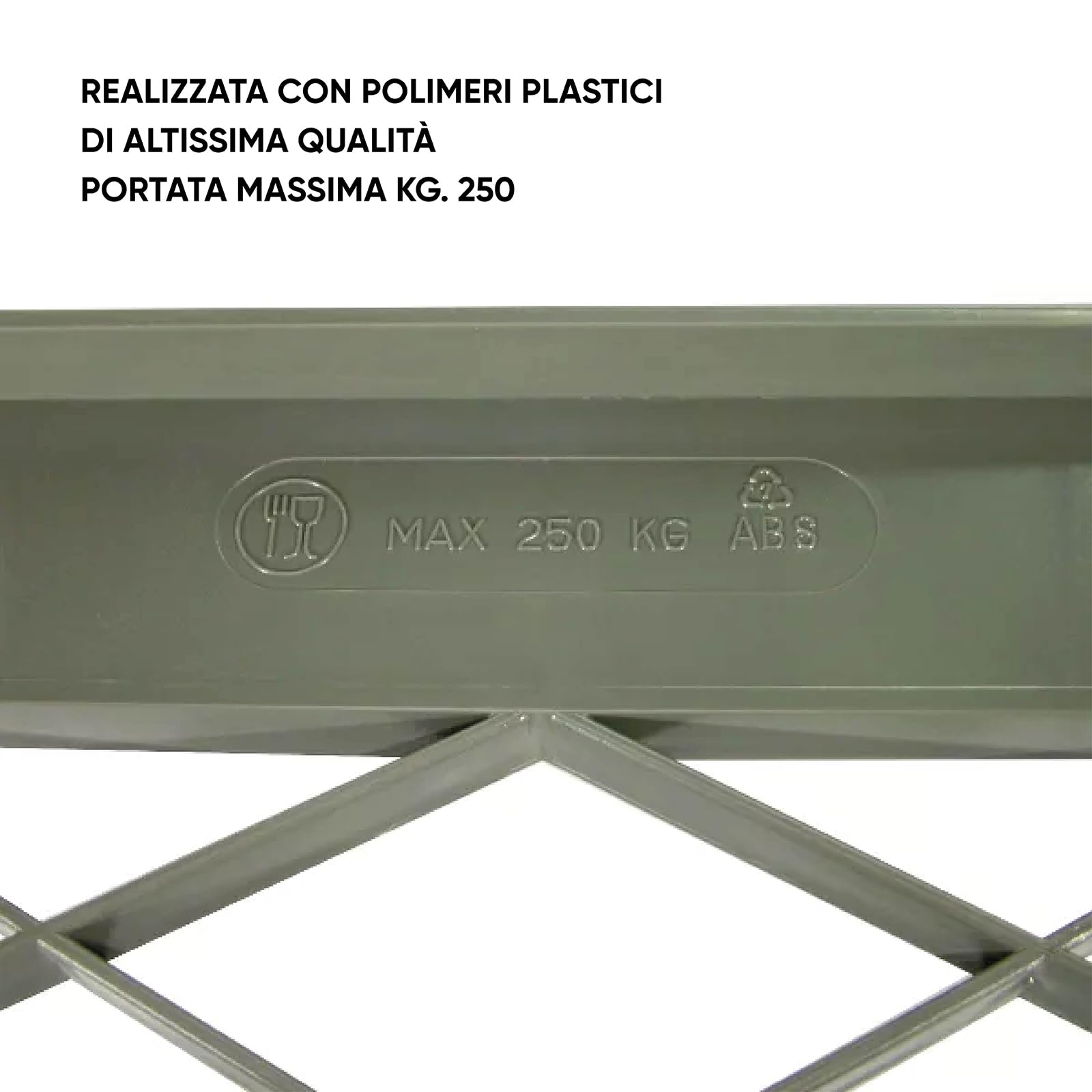 SENO & SENO | Carrello Pianetta Grigliato per Ristorazione con 4 Ruote | Dimensioni Esterne cm. 62 x 41 x 17 | Movimentazione di carichi fino a 250 kg | Resistente agli Urti