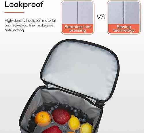 Miniatura 6 de TOURIT Mochila térmica térmica a prueba de fugas, ligera, para pícnics, camping, senderismo, playa, viajes