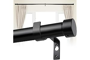 1 Inch Curtain Rods for Windows 48 to 84 Inches