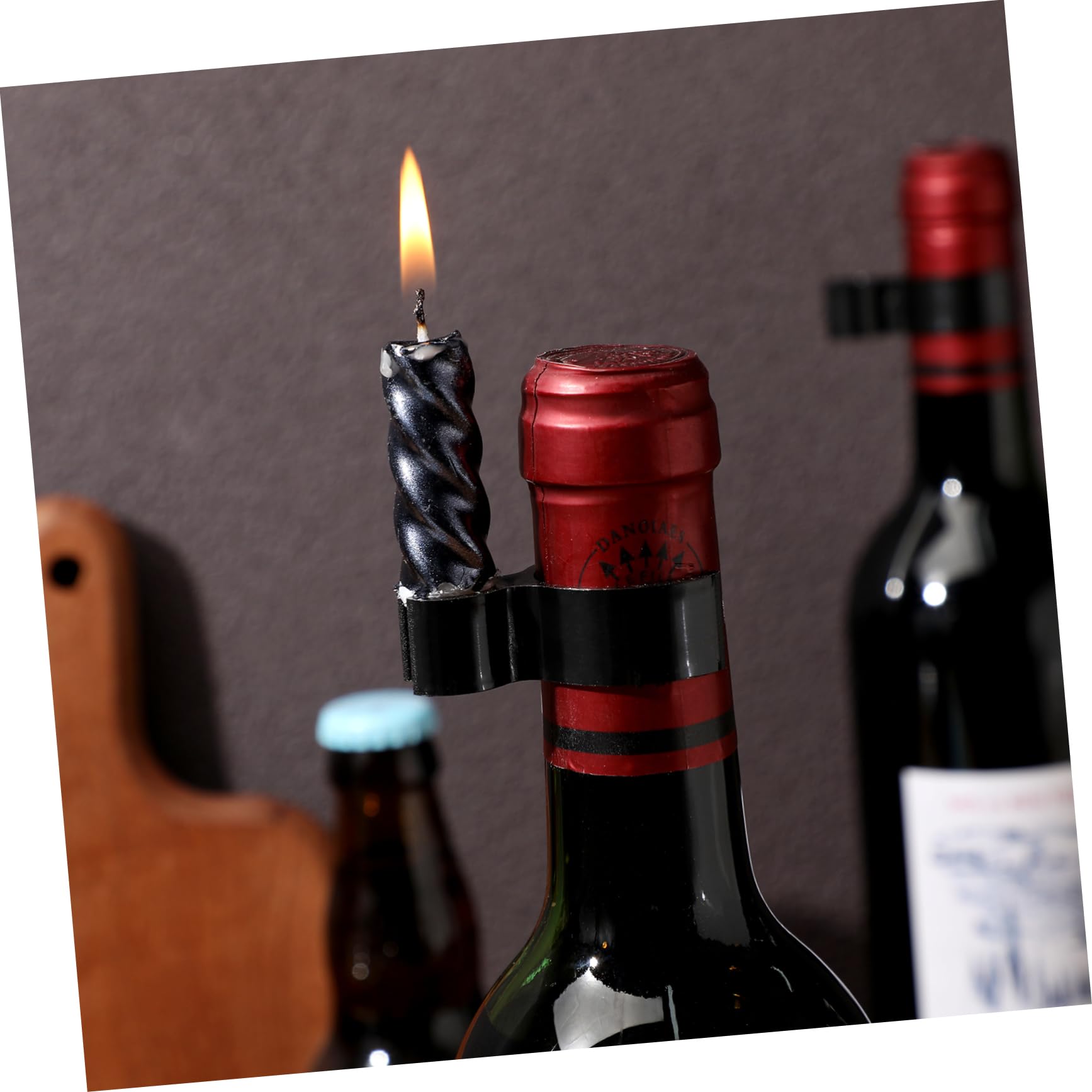 10 Clips De Support Pour Bouteilles - Bougeoir De Service Pour Vin, Bière, Événements Et Fêtes