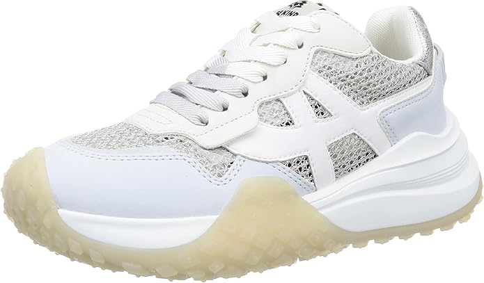 美品 ASH JOKER BE KIND 厚底スニーカー 23.5 白×シルバー Amazon | [アッシュ] スニーカーブーツ JOKER BE KIND レディース