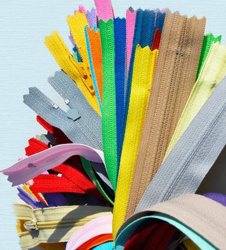 YKK(r) Zipperstop Wholesale Ykk(r) Zipper 7" Zipper YKK #3 Skirt & Dress Zippers ~ Assortment of Colors (12 Zippers) + Ribbon