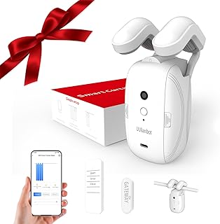 Automatic Curtain Opener - Gifts for Women and Men,Electric Curtain with Remote Smart Curtain Opener Electronic for Roman Rails