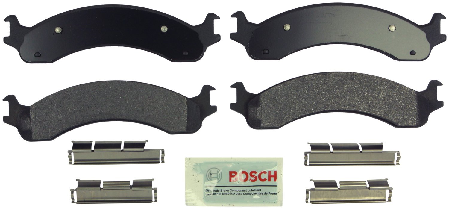 Bosch BE1324H Blue Disc Brake Pad Set with Hardware - FRONT — view 134