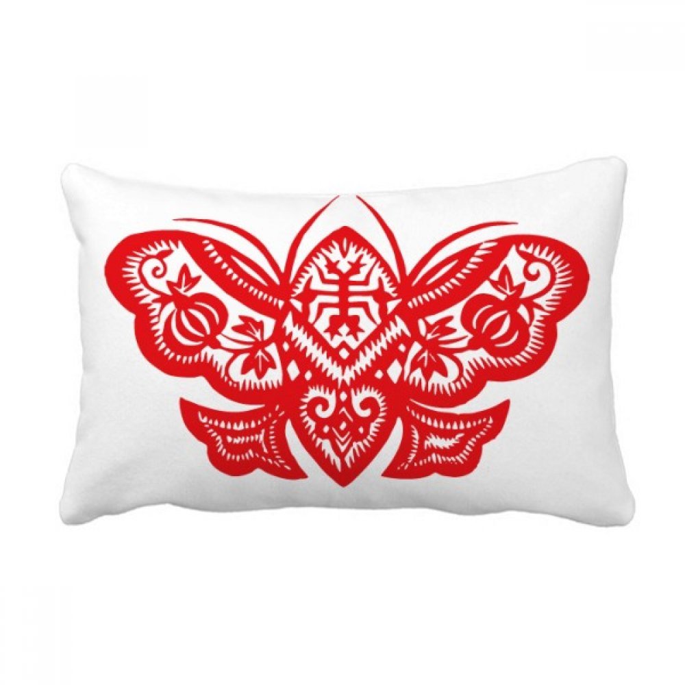 Coussin lumbar papier chinois traditionnel, l'idée cadeau déco salon