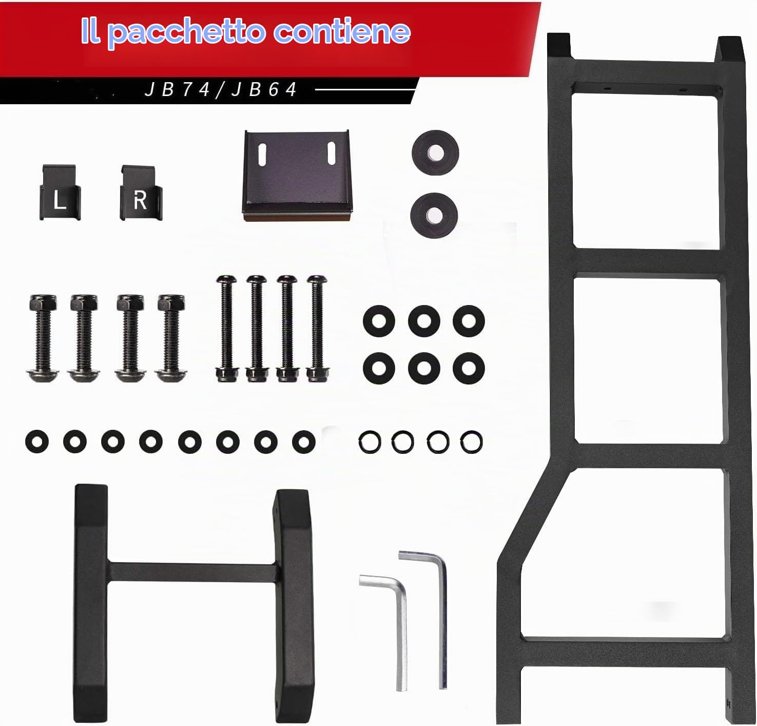 Scaletta per portellone posteriore per Suzuki Jimny Sierra JB64/JB74