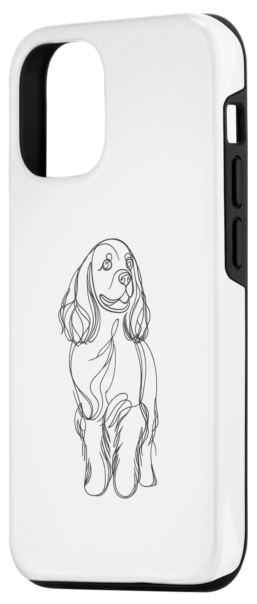 Line Art Cocker Spaniel Spaniels Case for iPhone 13 Pro - Image 2