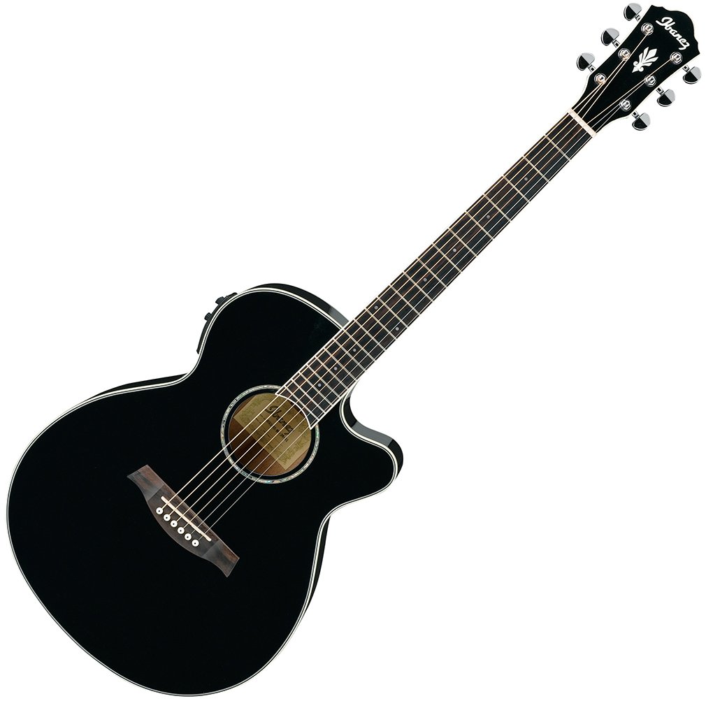 Ibanez AEG10II - BK, 6 -Strings Acoustic Guitar, Right-Handed