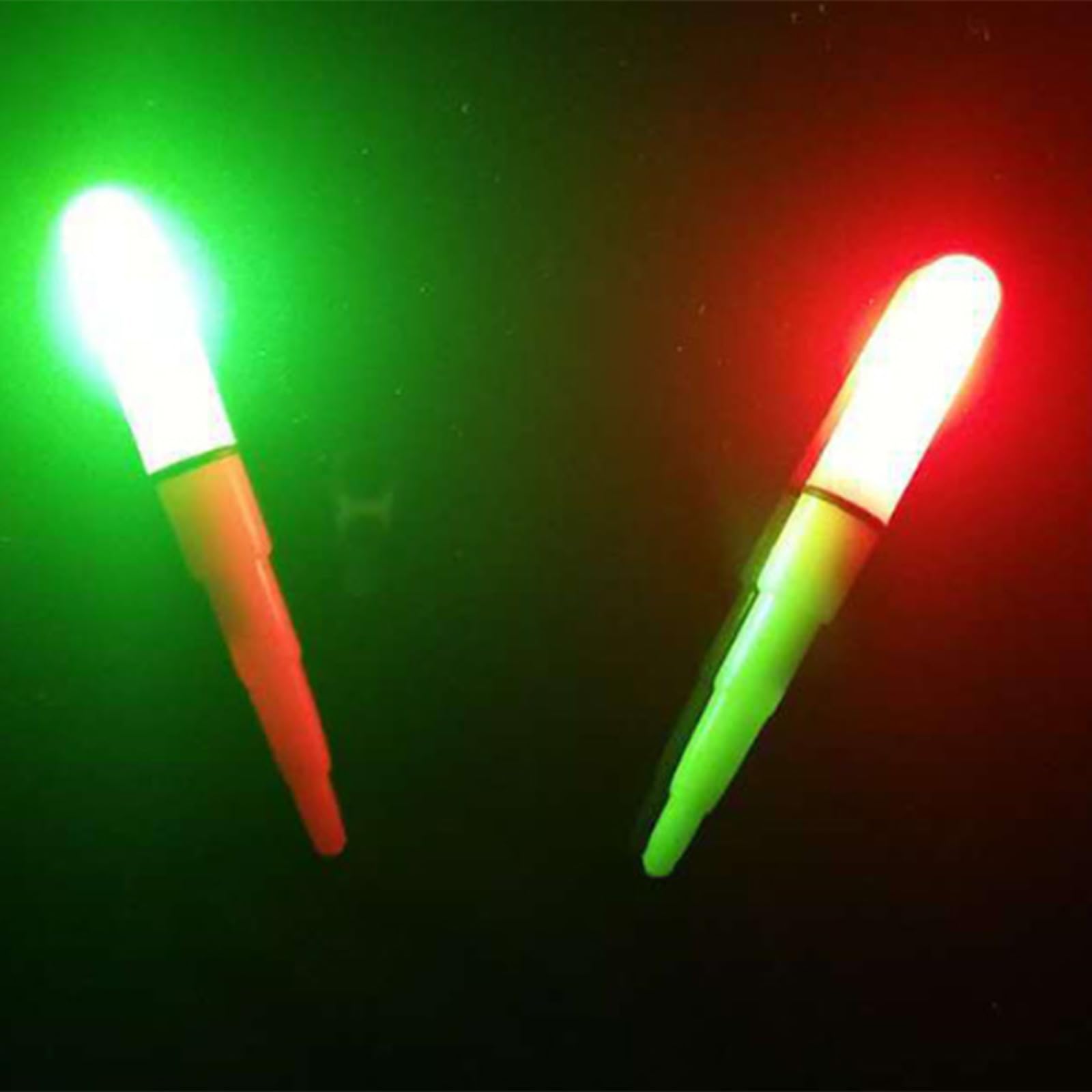 10 barras de pesca con punta incandescente impermeable LED barra de noche luz luminosa en accesorio grande LED Glow Stick Outdoor Nights Peces